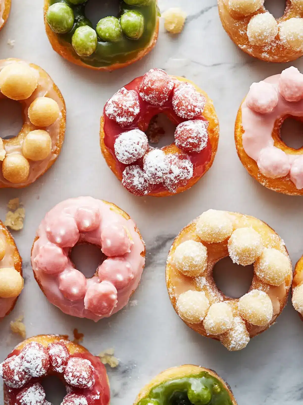 Chewy Mochi Donuts with Irresistible Glaze Options 2 Mochi Donuts