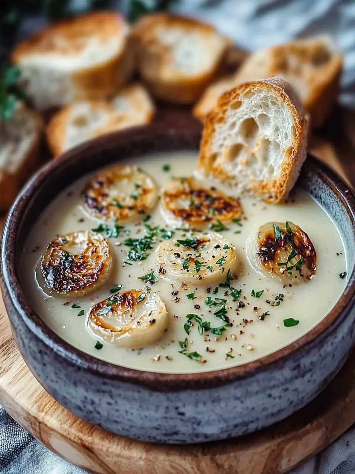 Cozy Up with Rustic French Garlic Soup This Winter 3 Rustic French Garlic Soup