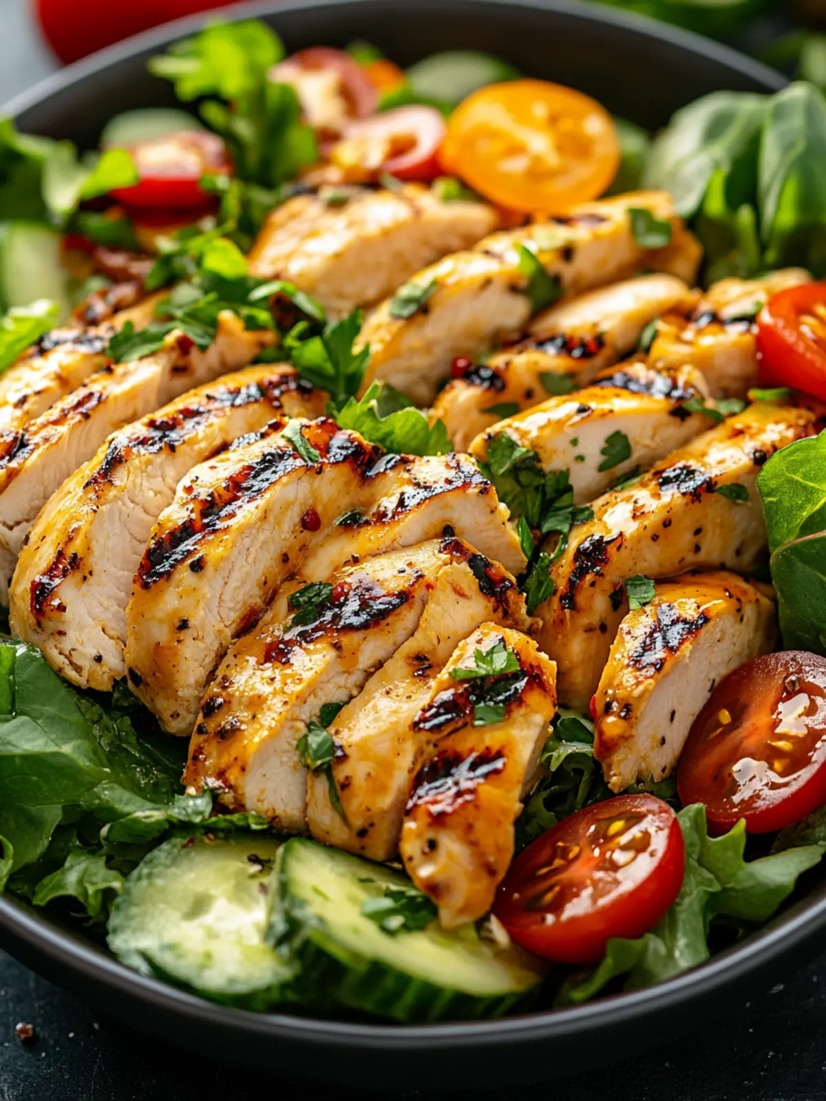Honey Mustard Grilled Chicken Salad: Your Quick Flavor Boost 2 Honey Mustard Grilled Chicken Salad