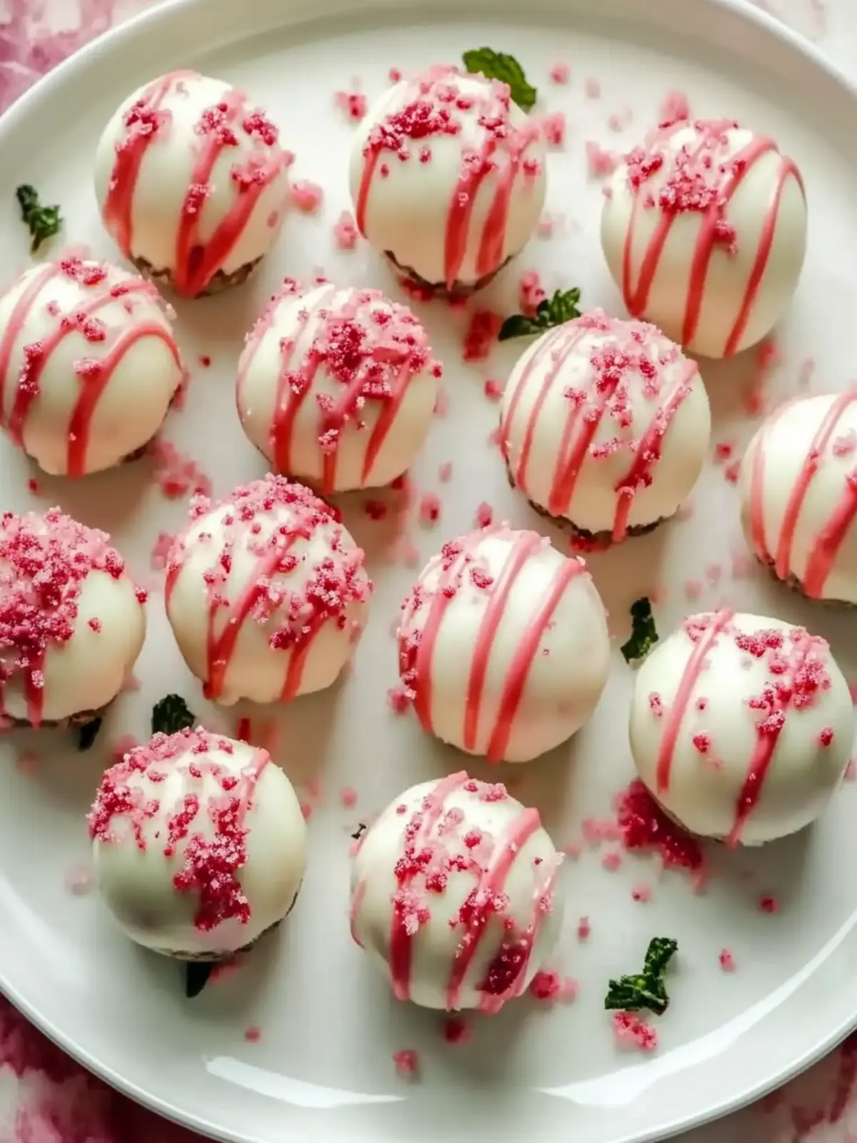 Strawberry Cheesecake Truffle Balls for Effortless Indulgence 2 Strawberry Cheesecake Truffle Balls