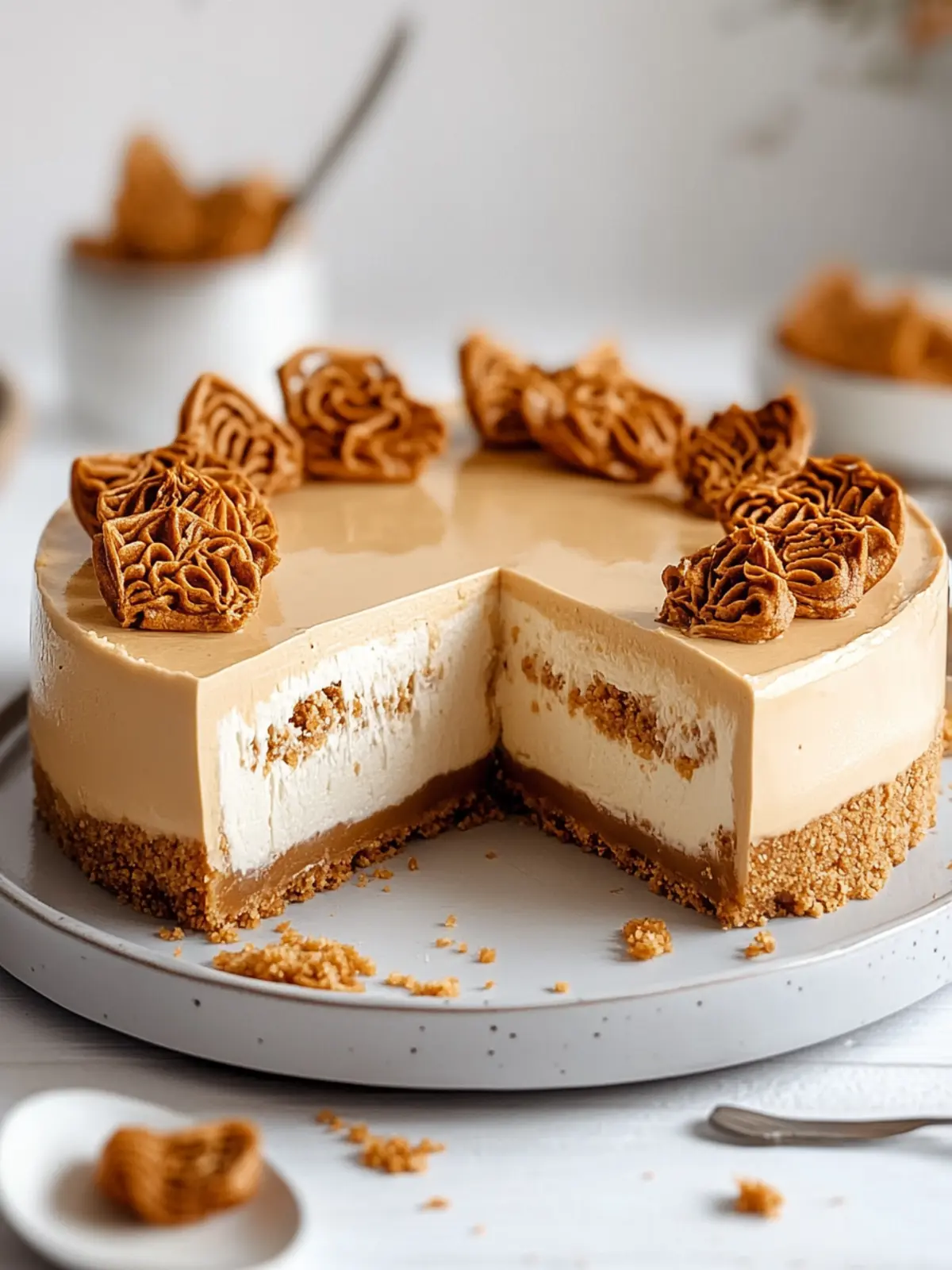 Indulge in No-Bake Lotus Biscoff Cheesecake Bliss 2 No-Bake Lotus Biscoff Cheesecake