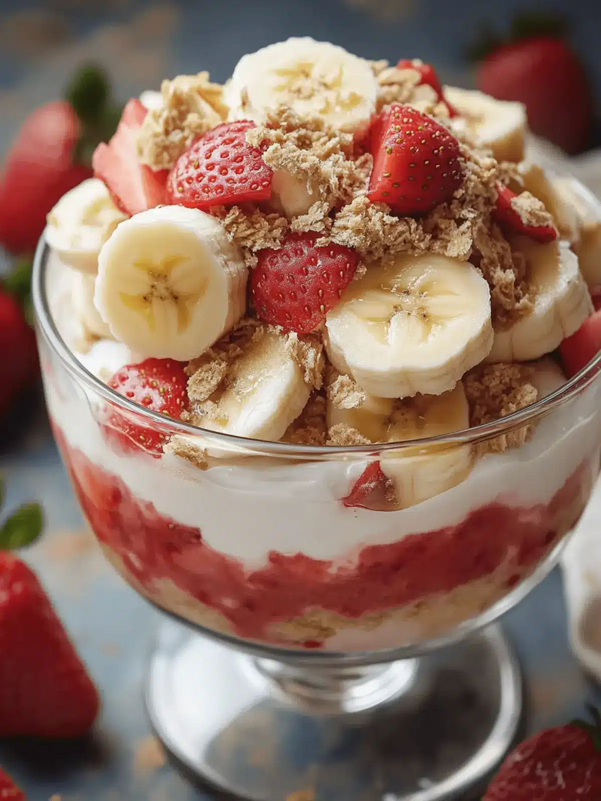Strawberry Banana Pudding Dream: Your No-Bake Summer Bliss 3 Strawberry Banana Pudding Dream