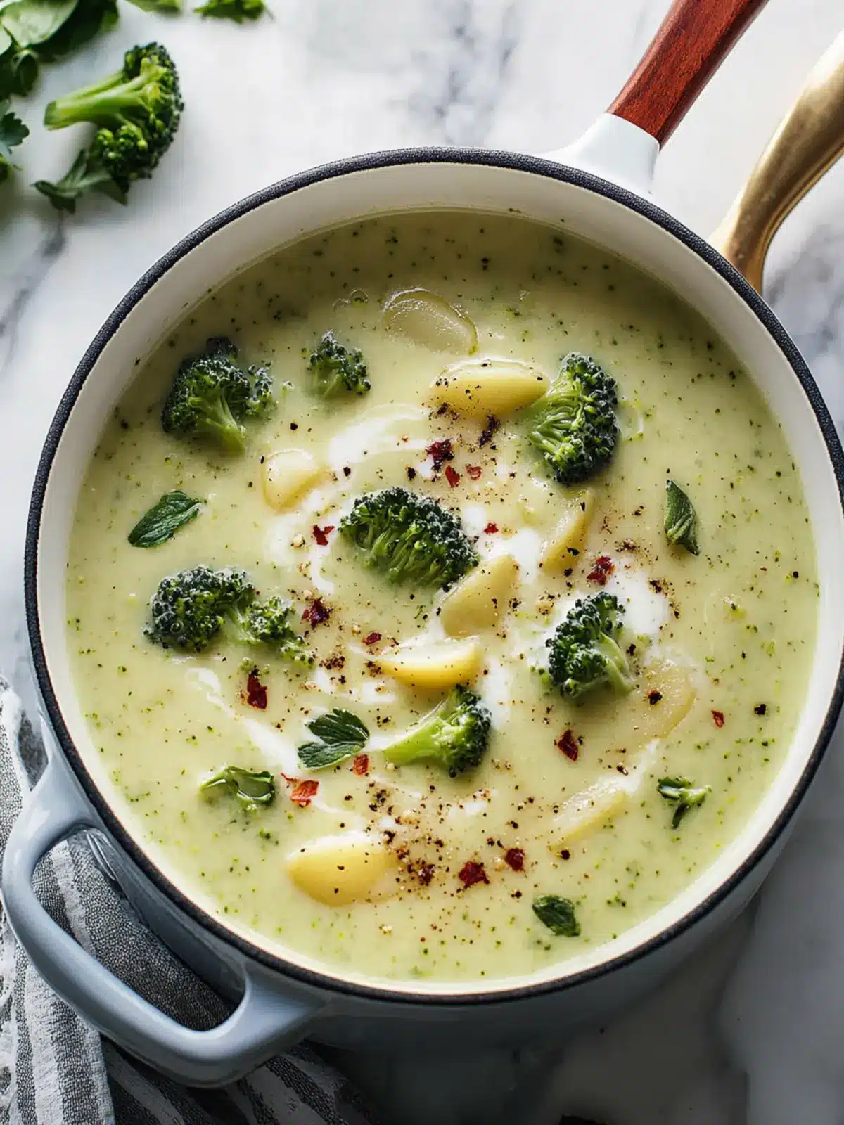 Soul-Warming Broccoli Potato Soup for Cozy Nights 2 Broccoli Potato Soup