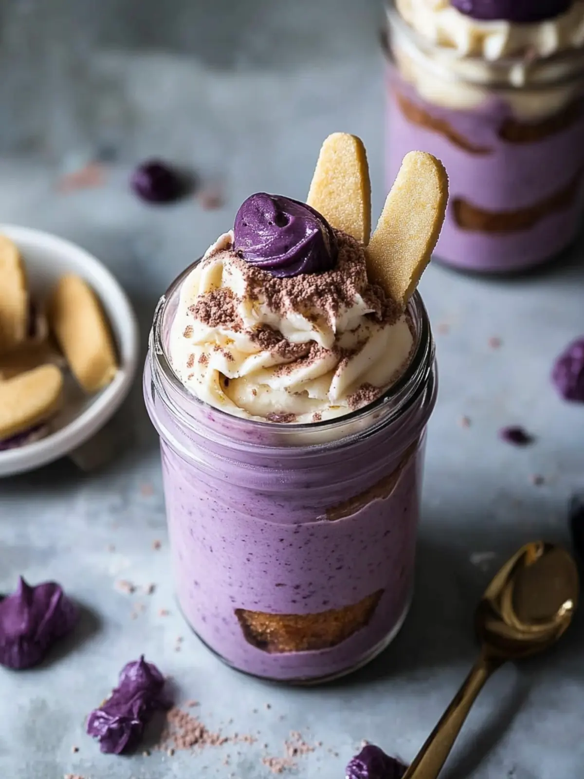 Ube Tiramisu in a Jar: Easy No-Bake Bliss You ll Love 3 Ube Tiramisu in a Jar