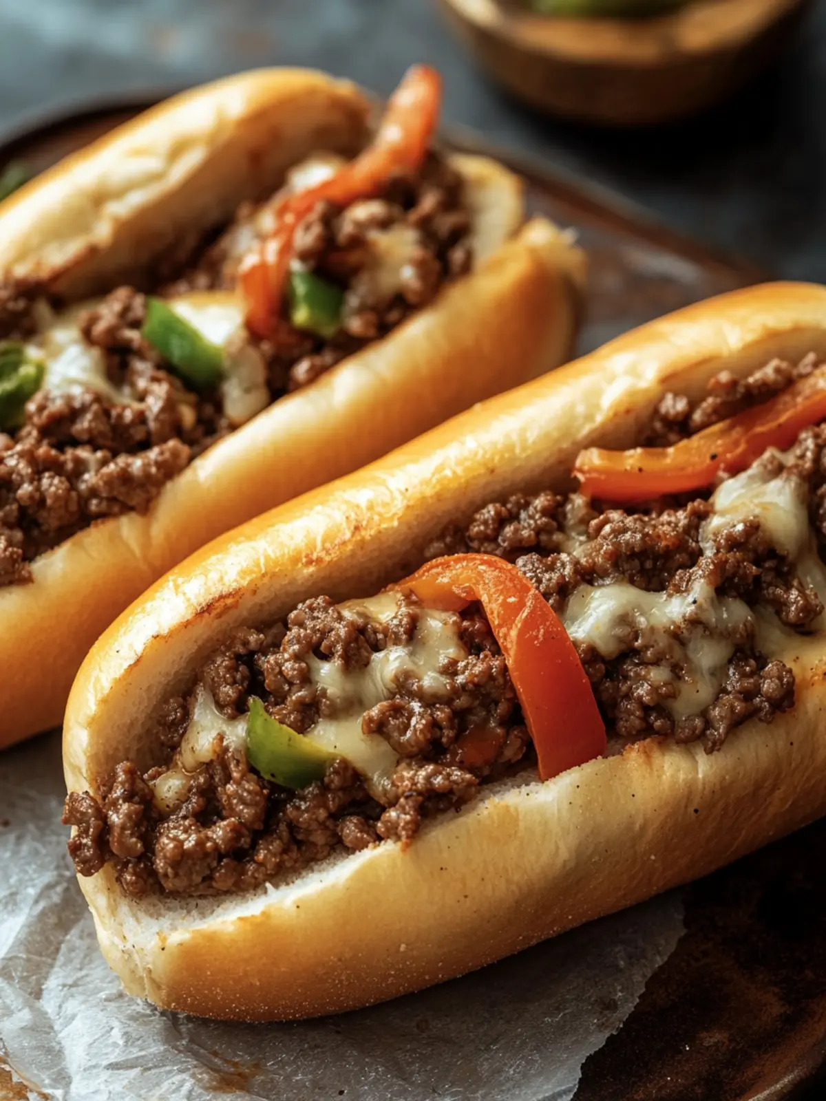 Savory Ground Beef Philly Cheesesteaks for Quick Weeknight Eats 2 Ground Beef Philly Cheesesteaks