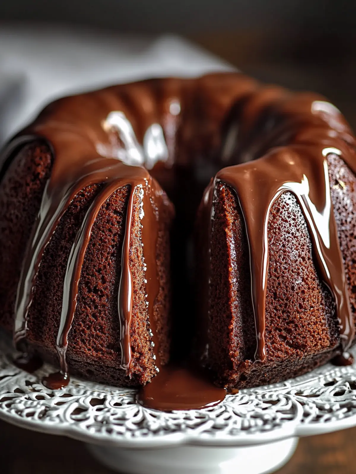Indulge in Glossy Chocolate Pound Cake for Every Celebration 3 Glossy Chocolate Pound Cake