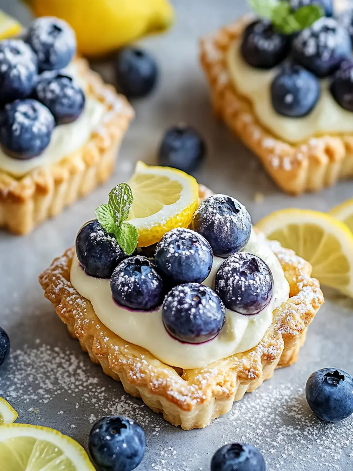 Blueberry Lemon Cream Pastries That Burst with Fresh Flavor 4 Blueberry Lemon Cream Pastries
