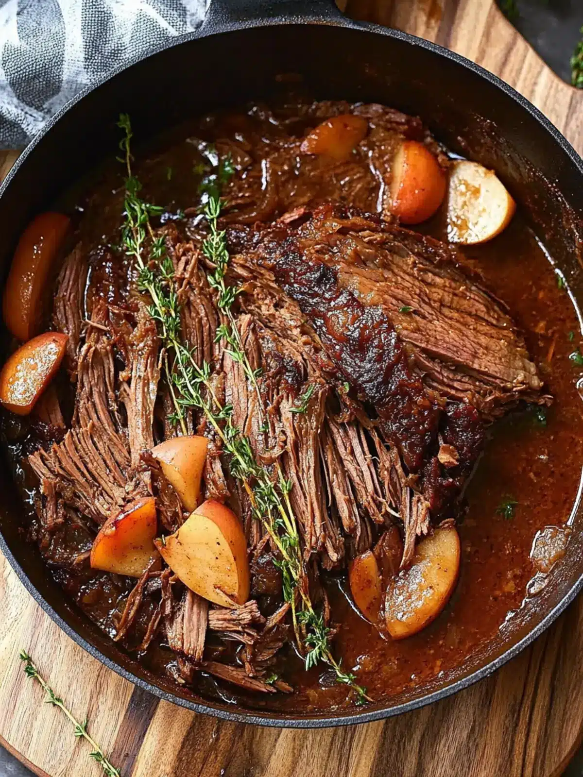 Savory Apple Cider Braised Brisket for Cozy Gatherings 4 Apple Cider Braised Brisket