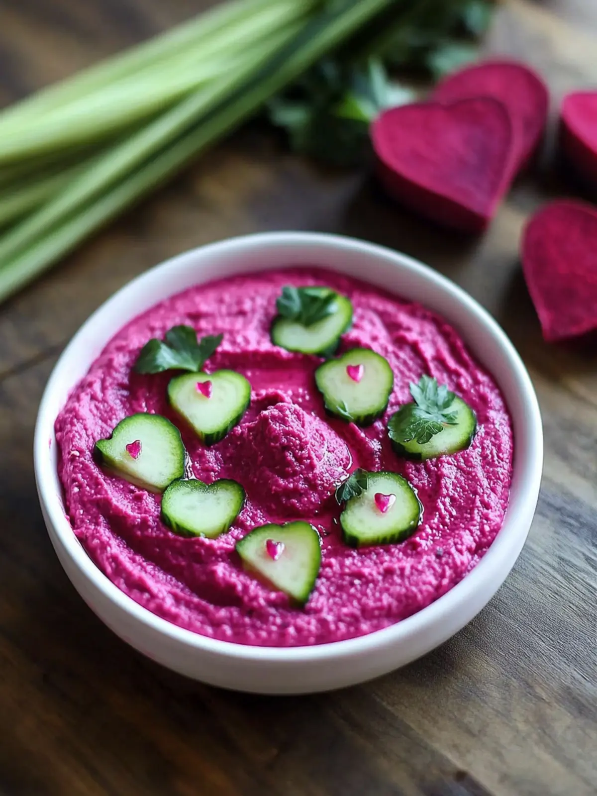 Valentine s Day Beet Hummus for a Colorful and Healthy Dip 4 Valentine s Day Beet Hummus
