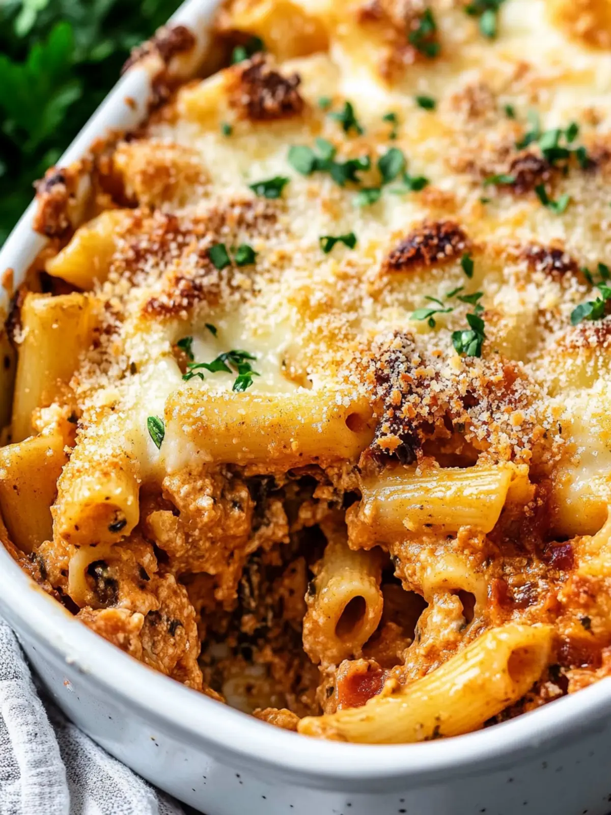 Hearty Vegan Pasta Bake with Blissful Blender Bechamel 4 Vegan pasta bake with blender bechamel