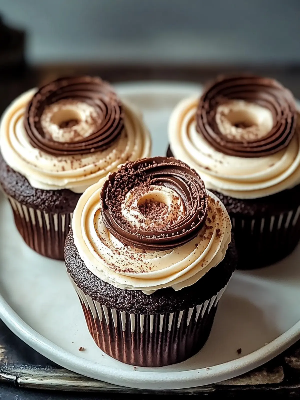 Decadent Chocolate Tiramisu Cupcakes Gluten-Free Delight! 2 Chocolate Tiramisu Cupcakes