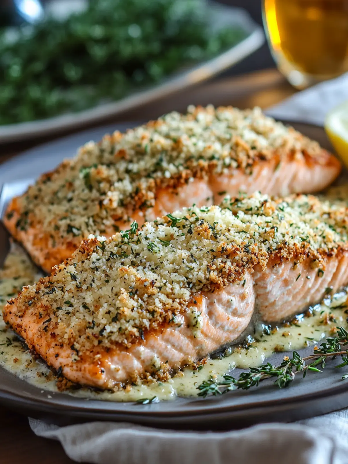 Garlic Parmesan Crusted Salmon for Effortless Weeknight Dinners 4 Garlic Parmesan Crusted Salmon