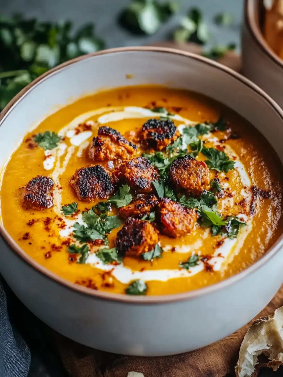 Spicy Chorizo Pumpkin Soup That Warms Your Soul 3 Spicy Chorizo Pumpkin Soup