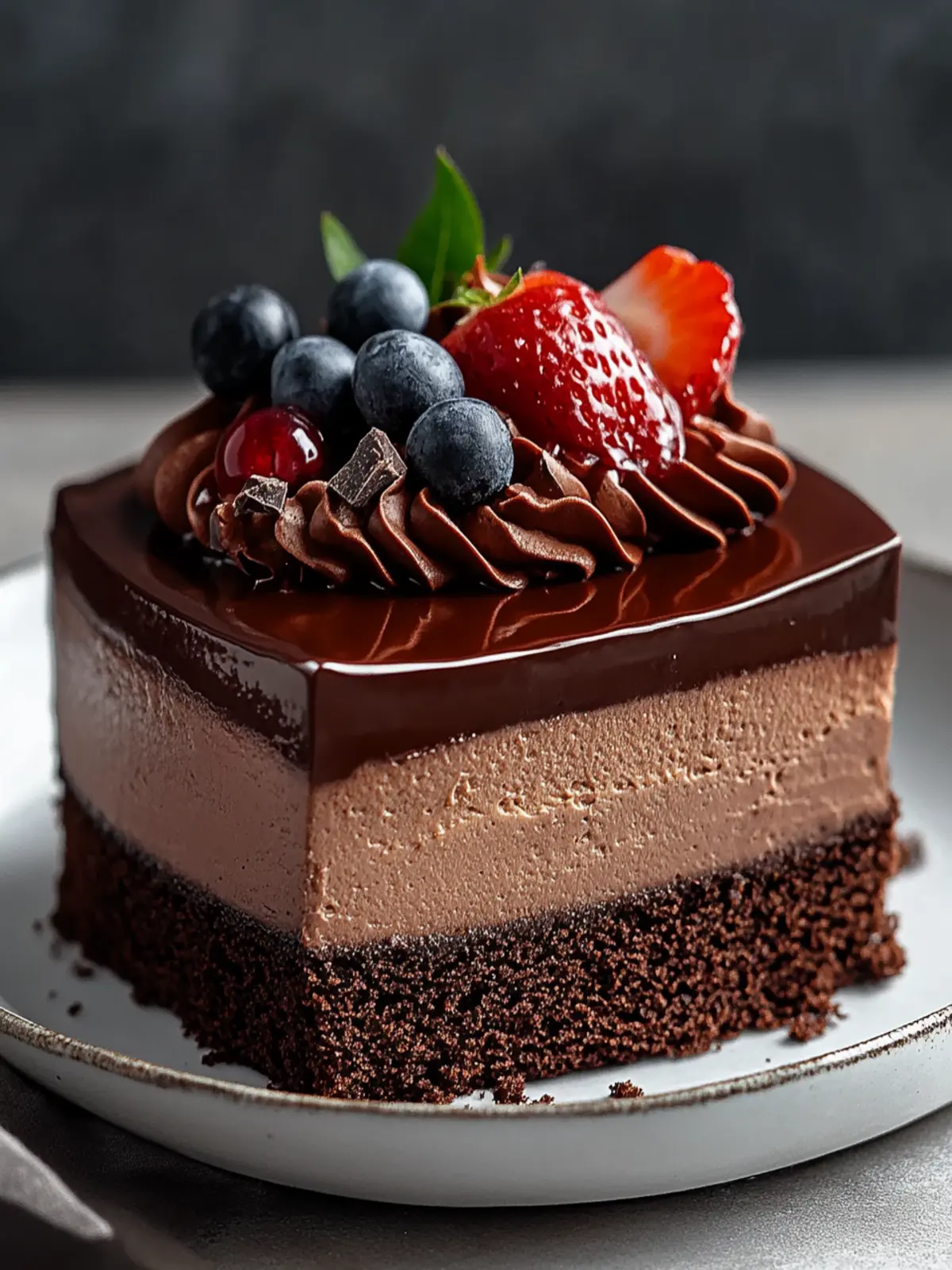 Decadent Chocolate Mousse Cake That's Perfect for Any Occasion 4 Chocolate Mousse Cake
