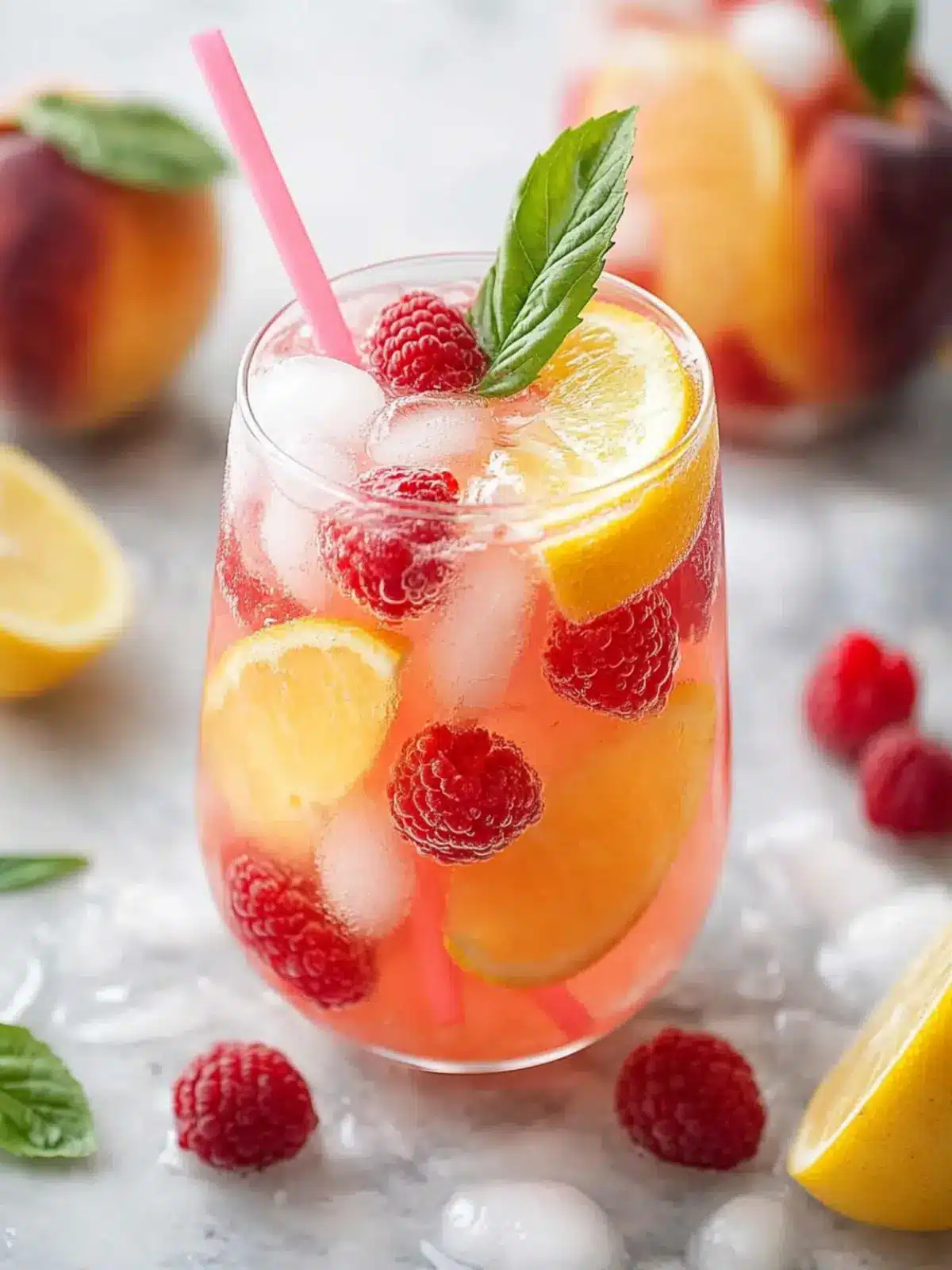 Refreshing Raspberry Peach Lemonade for Perfect Summer Sips 2 Raspberry Peach Lemonade