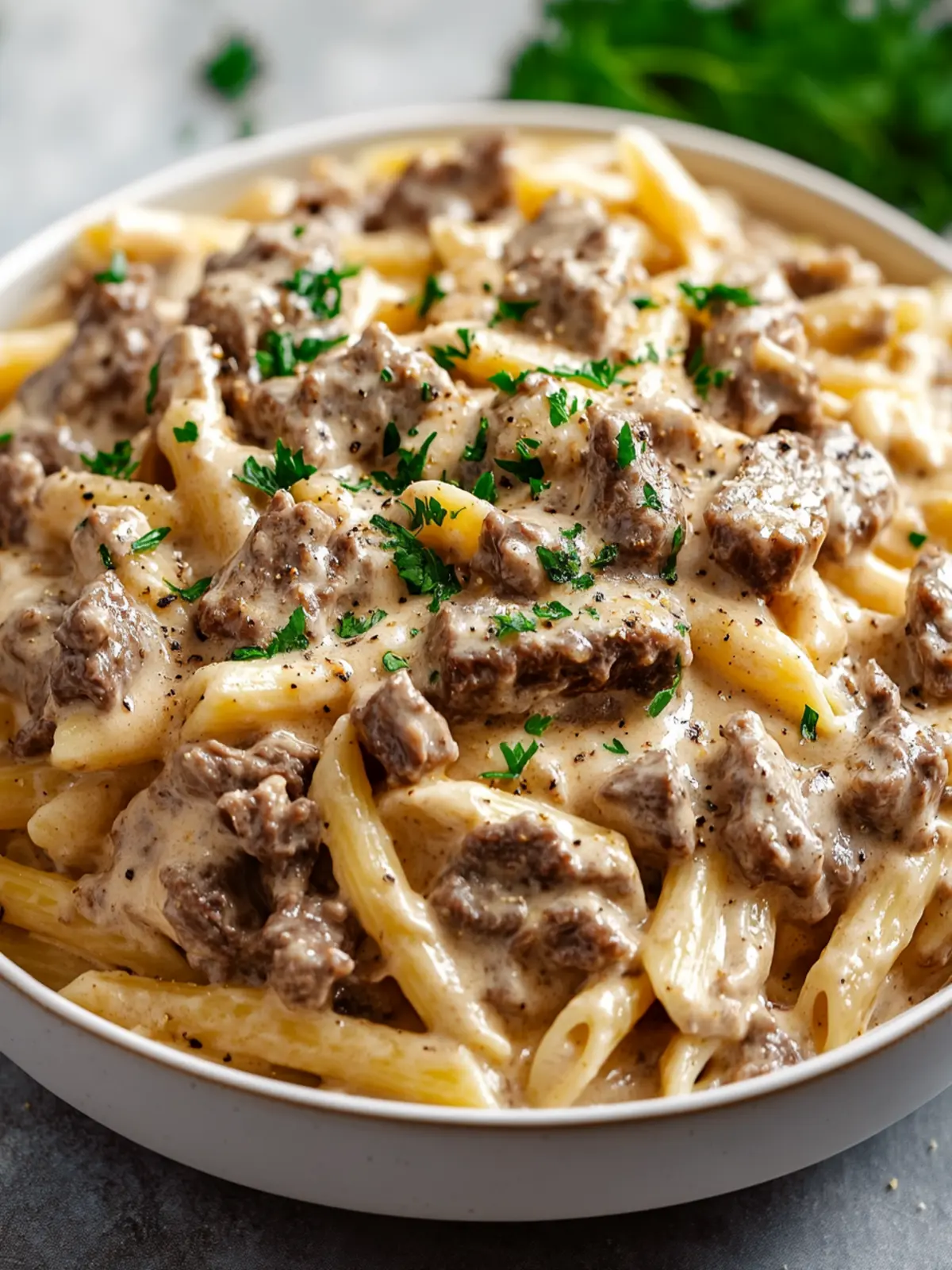 Creamy High Protein Beef Pasta for Family Dinner Bliss 3 Creamy High Protein Beef Pasta