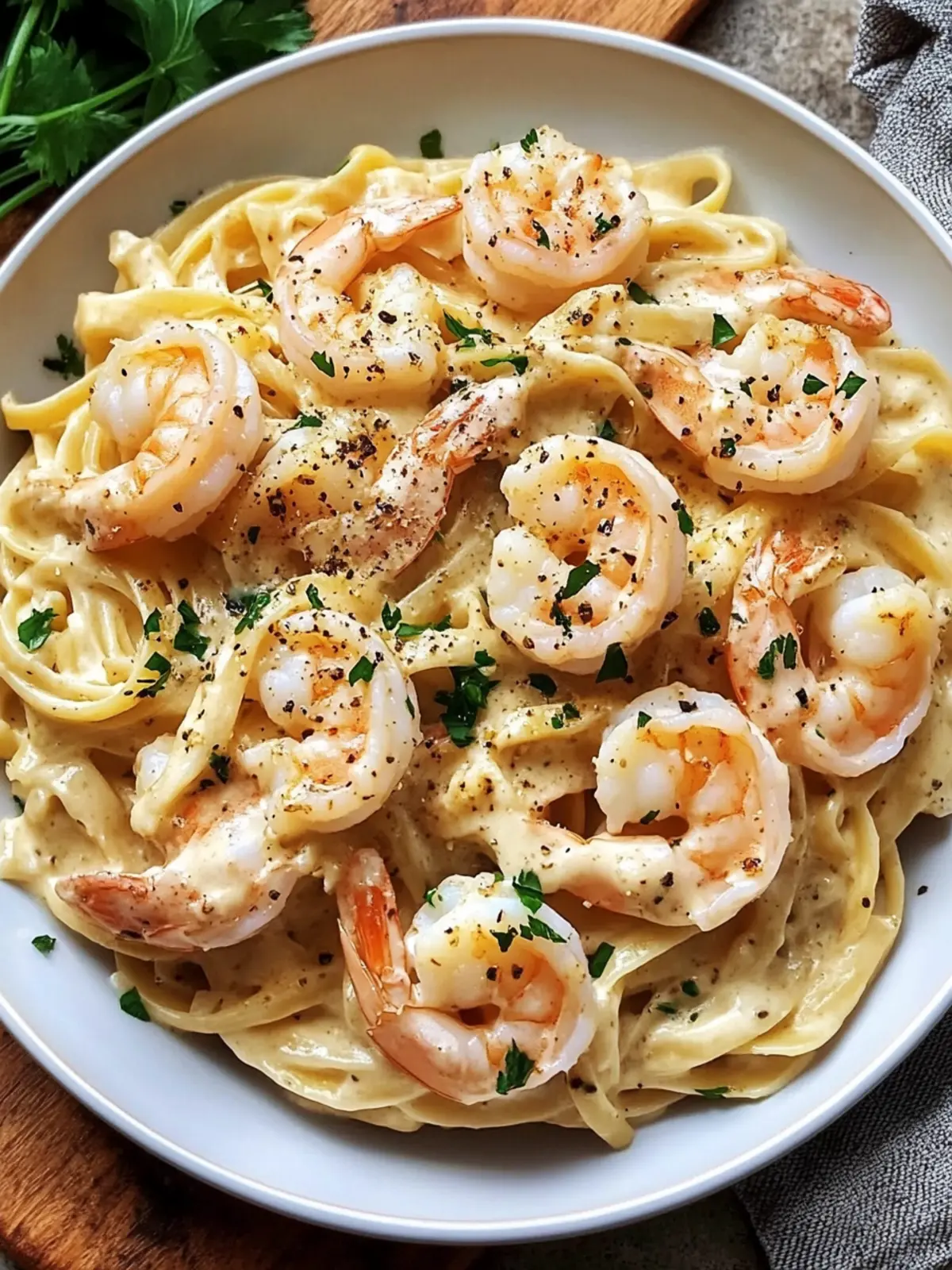 Savory Shrimp Alfredo Pasta for a Cozy Night In 2 Shrimp Alfredo Pasta
