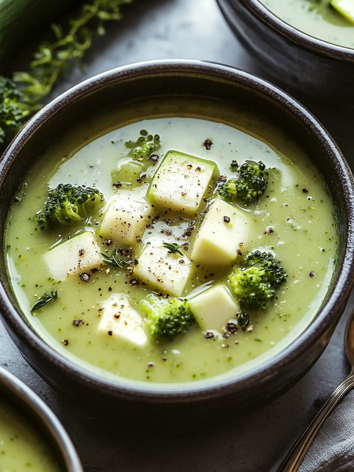 Warm Up with Creamy Zucchini, Broccoli, and Leek Soup Delight 4 Zucchini, Broccoli, and Leek Soup