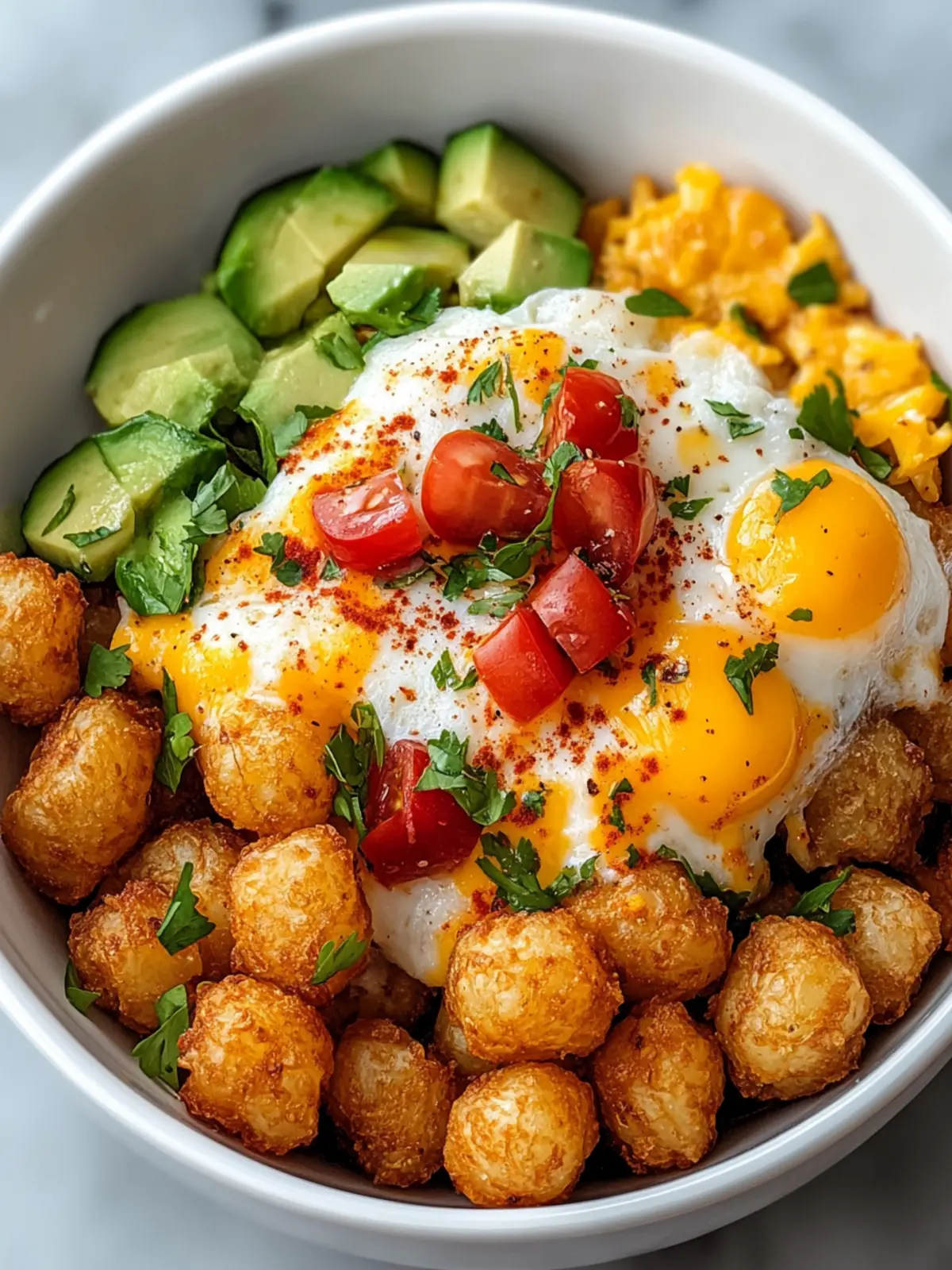 Irresistible Tater Tot Breakfast Bowl for Ultimate Comfort Mornings 4 Tater Tot Breakfast Bowl