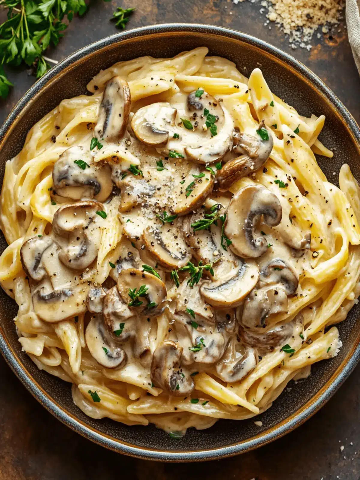 Creamy Mushroom Pasta Deliciously Ready in 30 Minutes 3 Creamy Mushroom Pasta