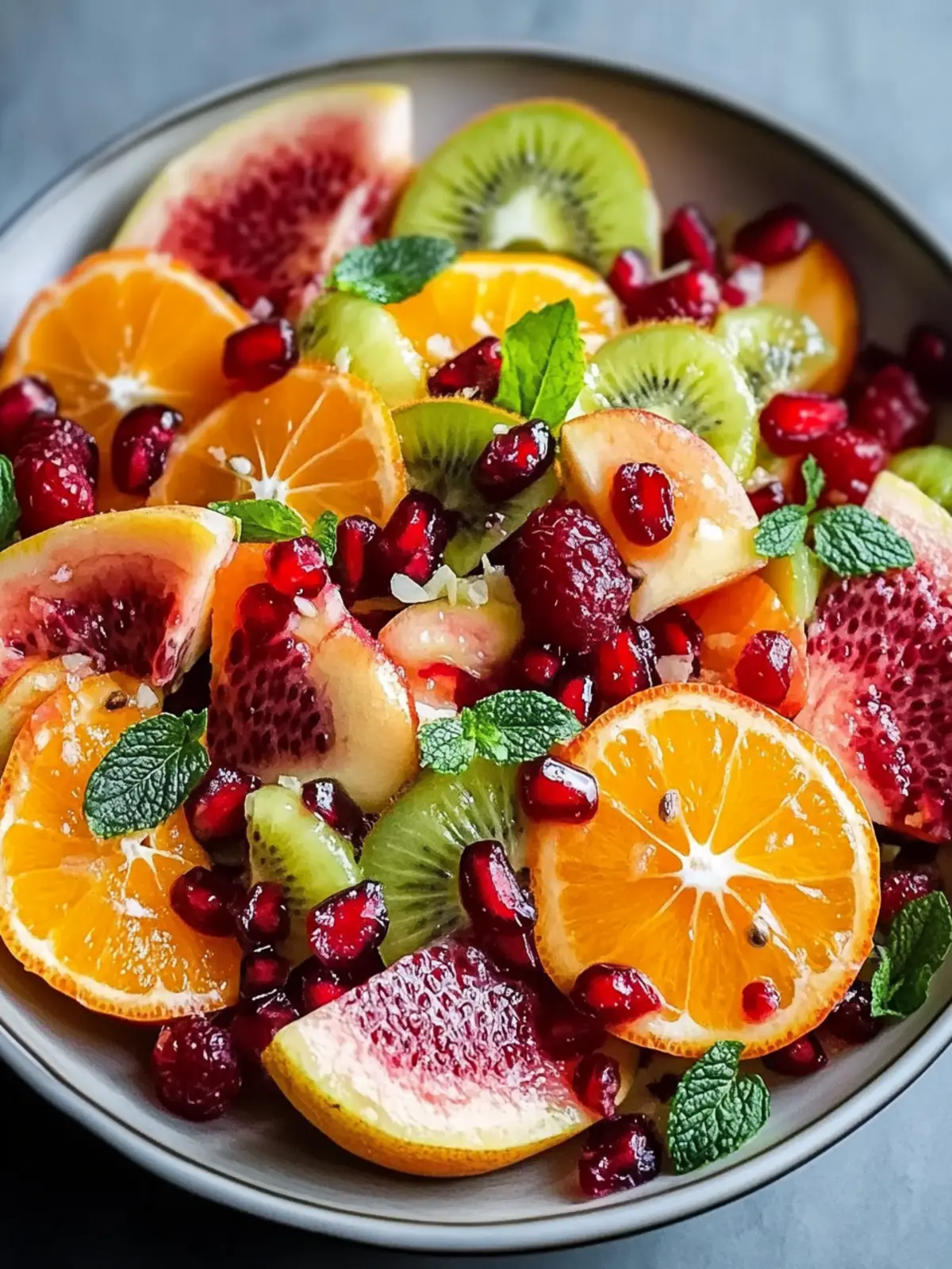 Colorful Winter Fruit Salad: A Healthy Delight for You! 3 Winter Fruit Salad