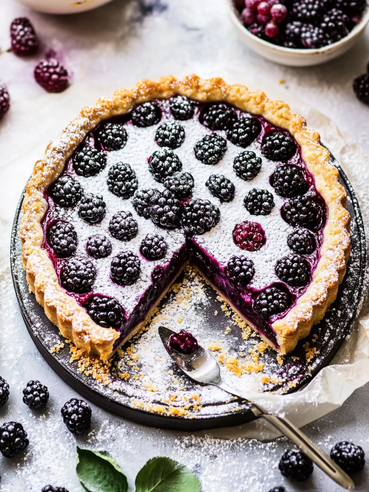 Delicious Vegan Bakewell Tart with Blackberries for Fall Bliss 2 Vegan bakewell tart with blackberries