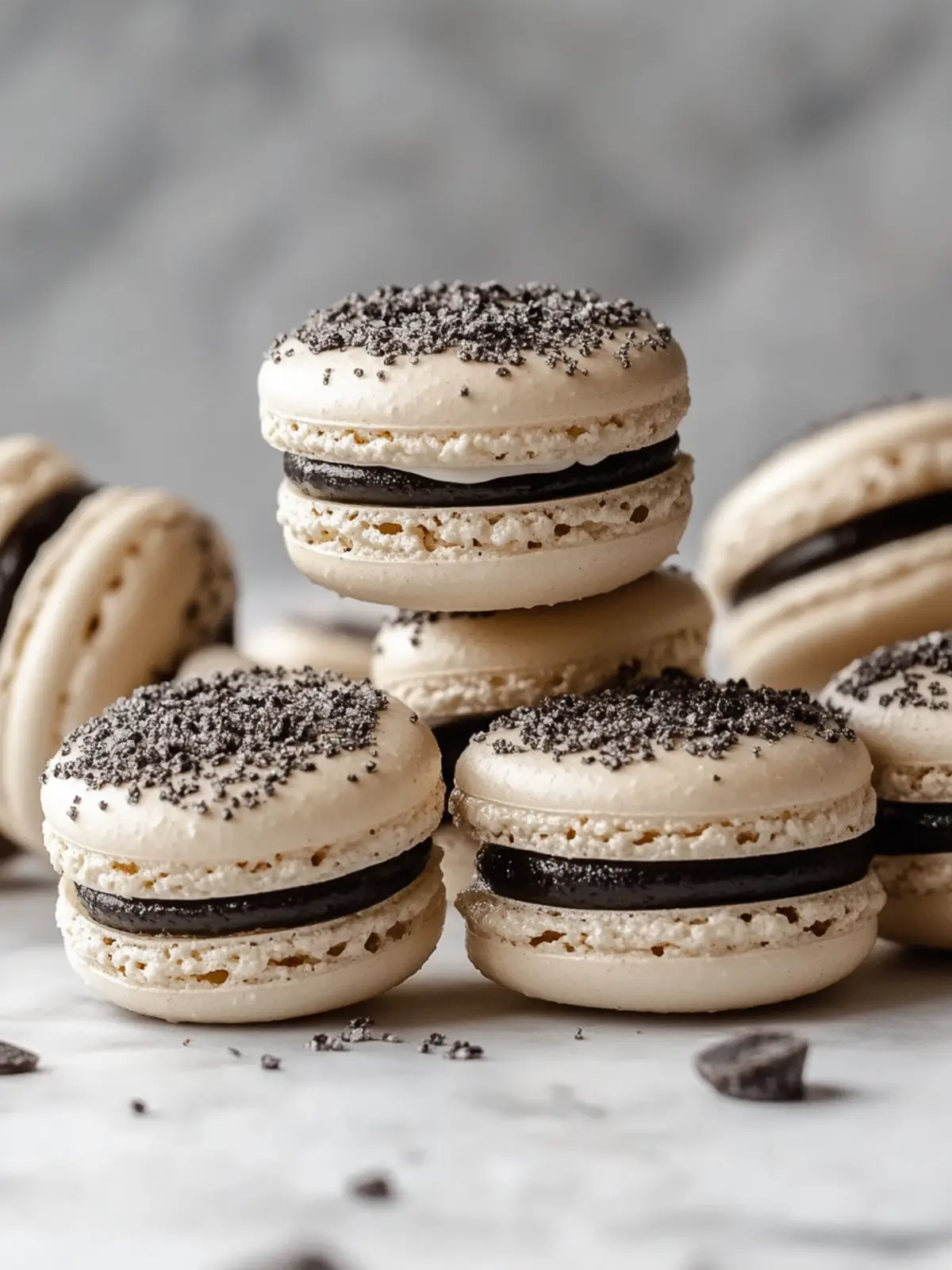 Irresistible Cookies & Cream Macarons for Your Sweet Cravings 4 Cookies & Cream Macarons