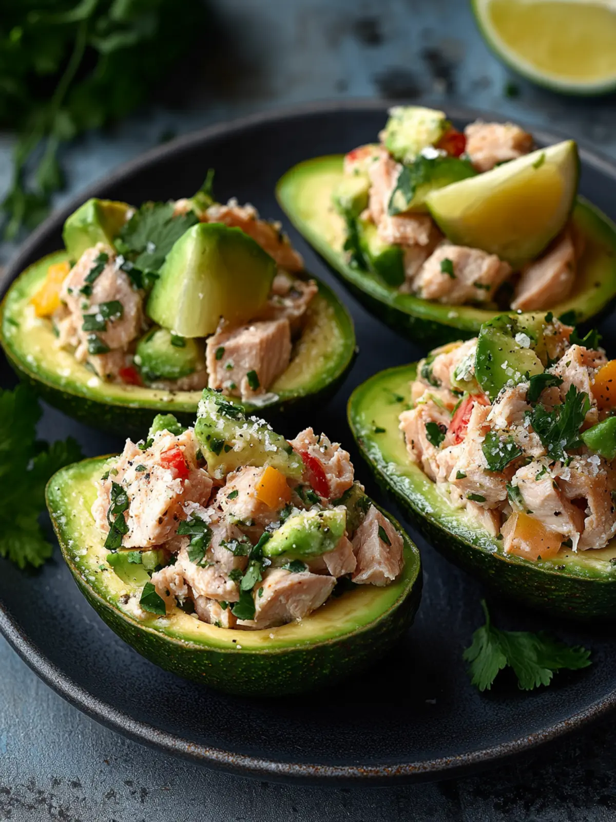 Tuna Stuffed Avocados: Quick, Healthy Perfection in Minutes 3 Tuna Stuffed Avocados