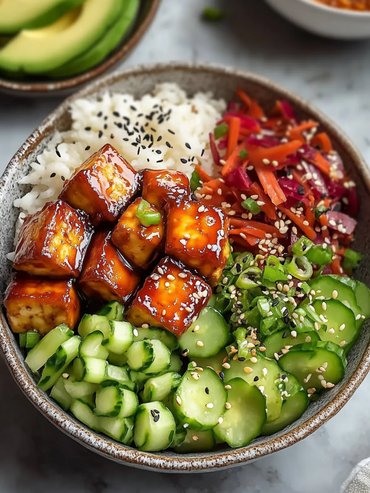 Sweet Soy Glazed Tofu Bowl for Easy Weeknight Dinners 4 Sweet Soy Glazed Tofu Bowl