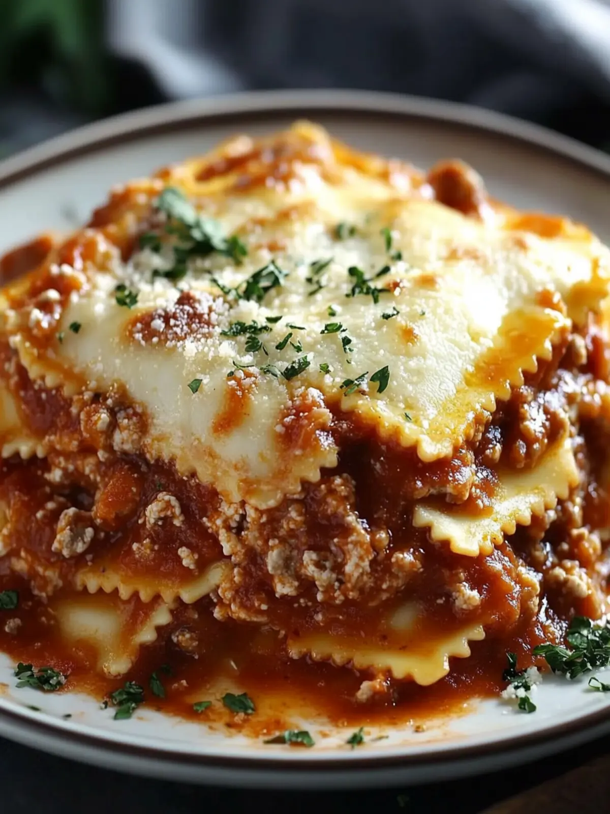 Crockpot Ravioli Lasagna: A Cozy Dinner with Zero Hassle 2 Crockpot Ravioli Lasagna