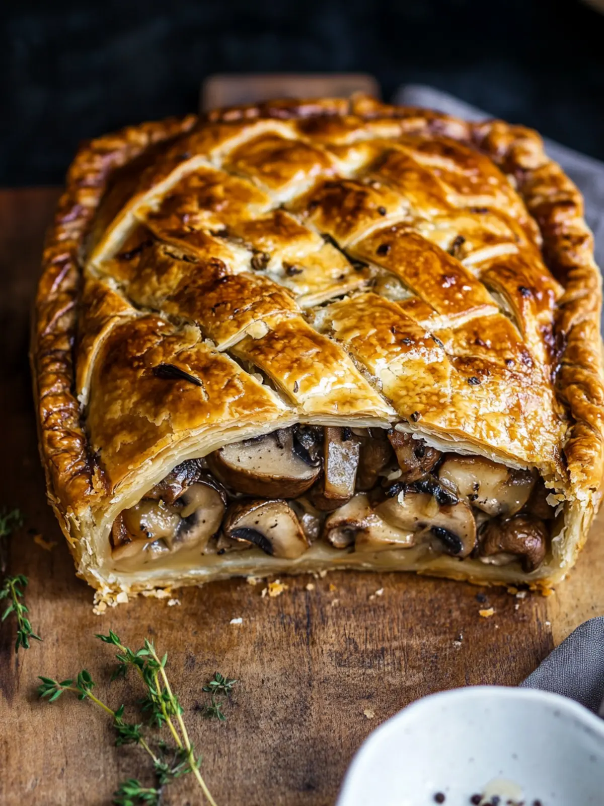 Delicious Vegan Mushroom Pie: Your Festive Comfort Food Remedy 2 Vegan mushroom pie