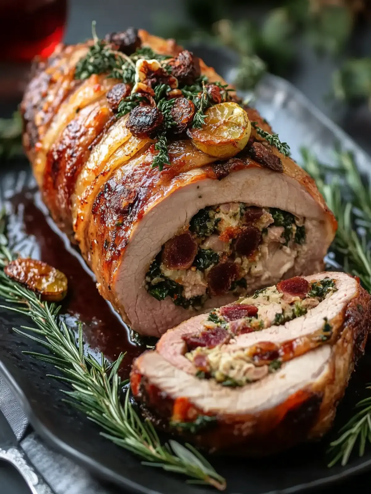 Festive Christmas Stuffed Pork Tenderloin for a Memorable Feast 4 Festive Christmas Stuffed Pork Tenderloin