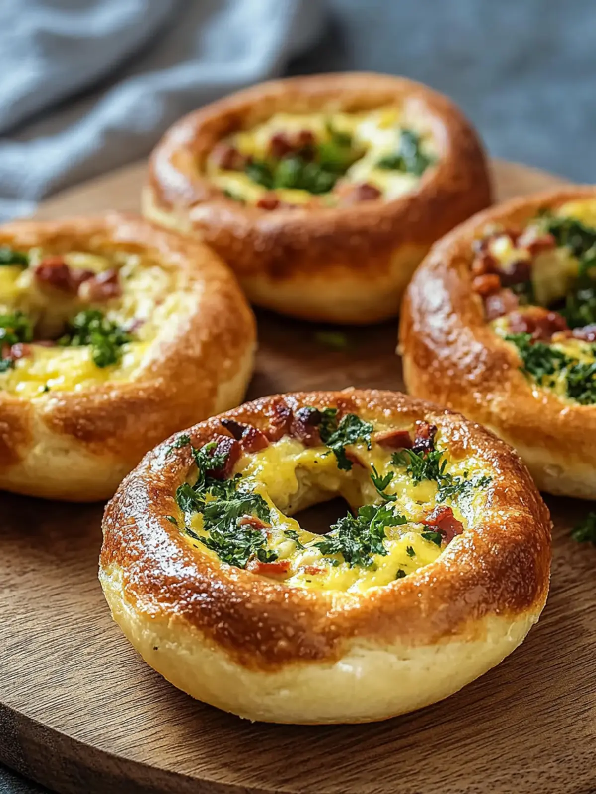 Quiche Stuffed Bagels: A Fun Twist on Breakfast Delight 2 Quiche Stuffed Bagels