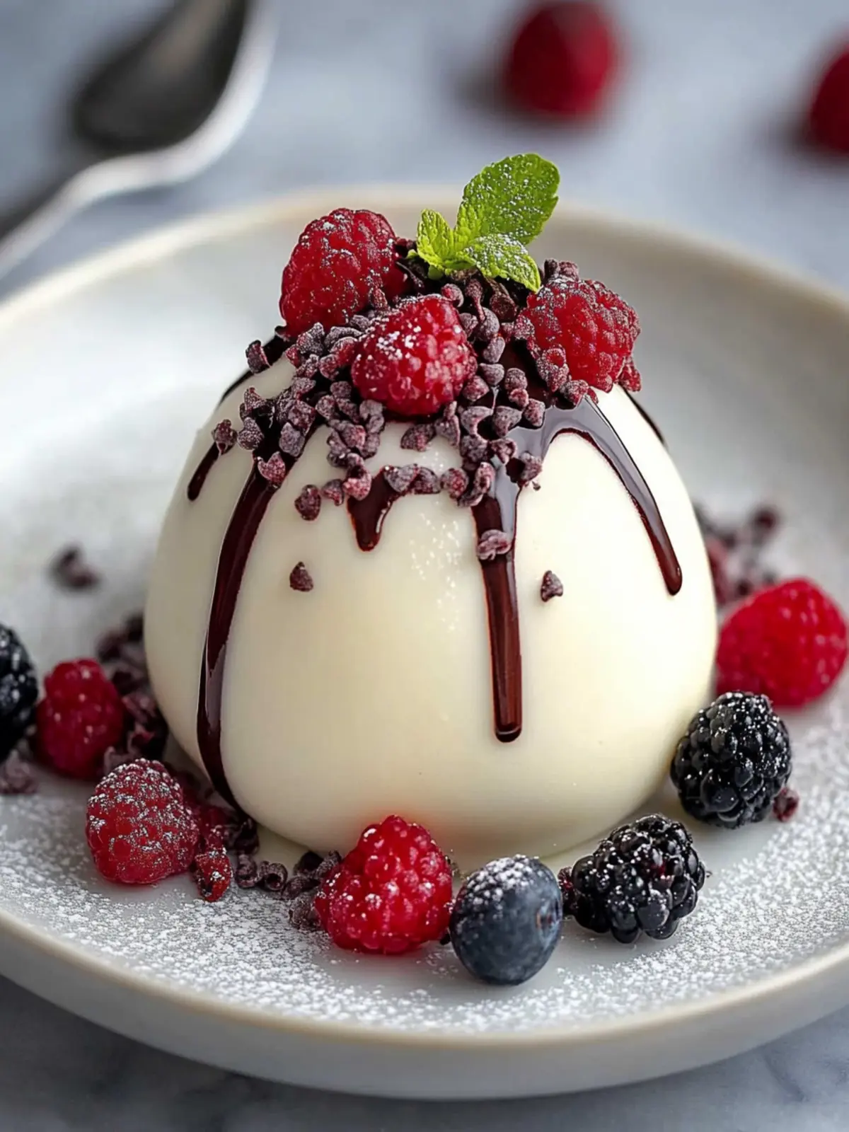 Create Your Own Elegant White Chocolate Mousse Dome Delight 4 Elegant White Chocolate Mousse Dome