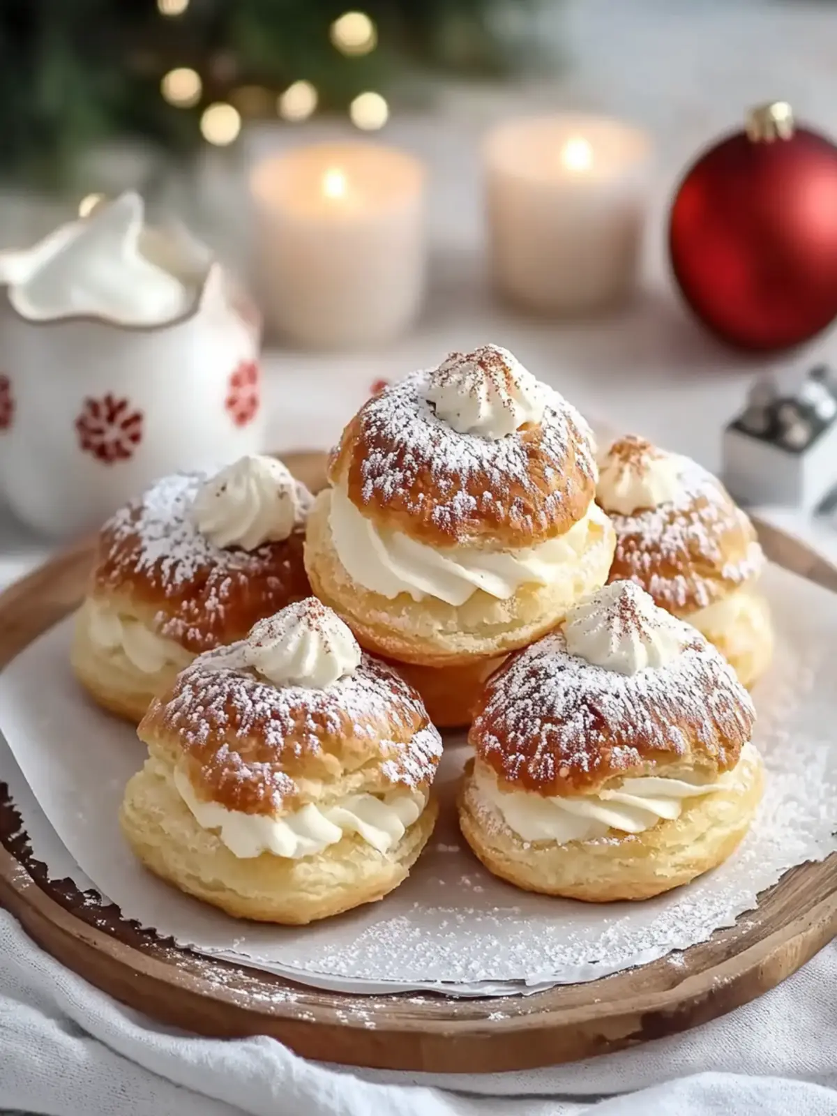 Eggnog Cream Puff Delight: Your Festive Holiday Treat 2 Eggnog Cream Puff Delight