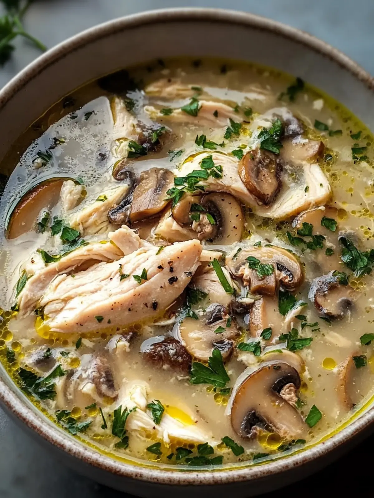 Rotisserie Chicken and Mushroom Soup: Cozy Comfort in a Bowl 2 Rotisserie Chicken and Mushroom Soup