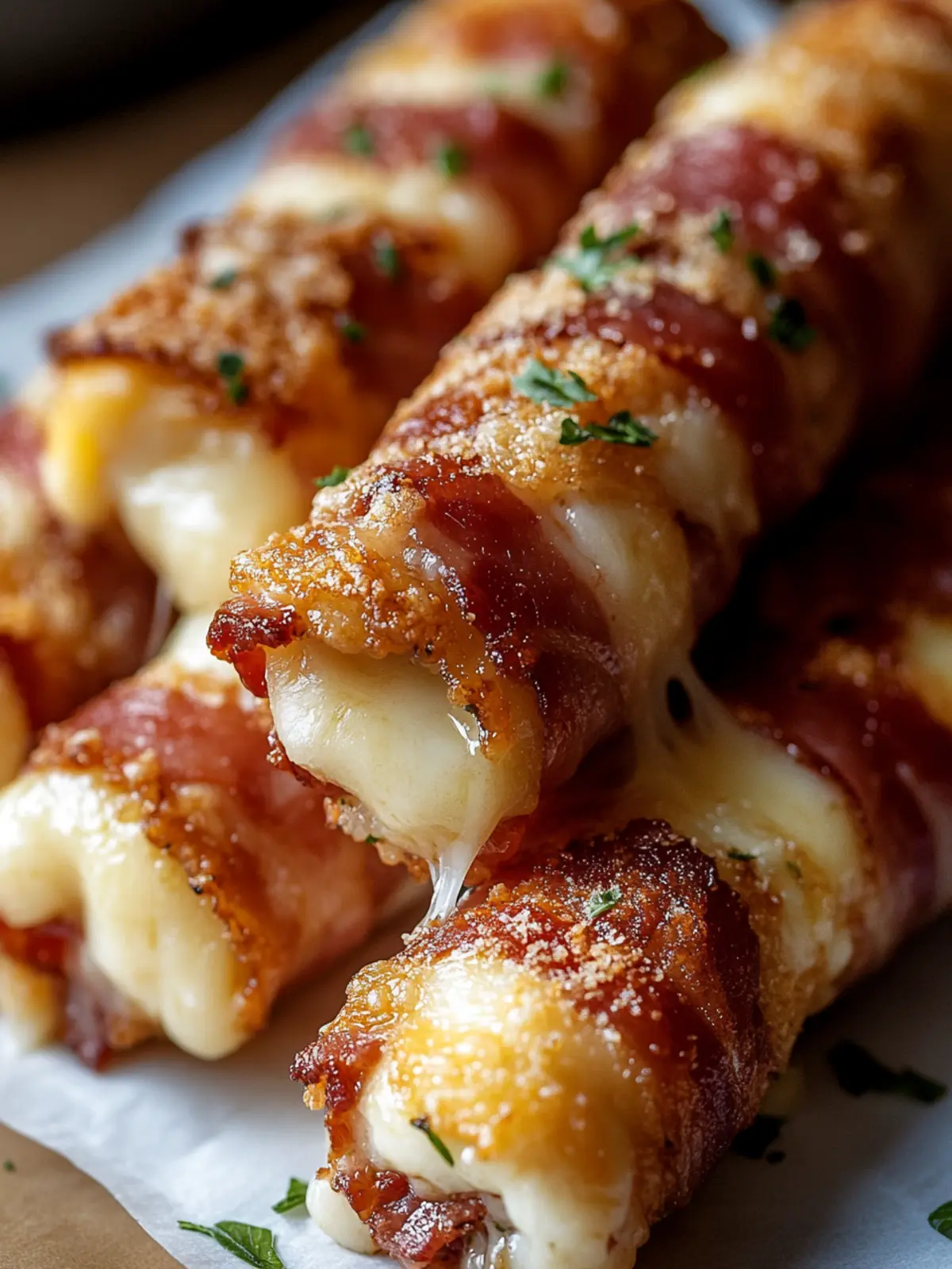 Easy Bacon Wrapped Cheese Sticks for a Savory Snack Delight 2 Easy Bacon Wrapped Cheese Sticks