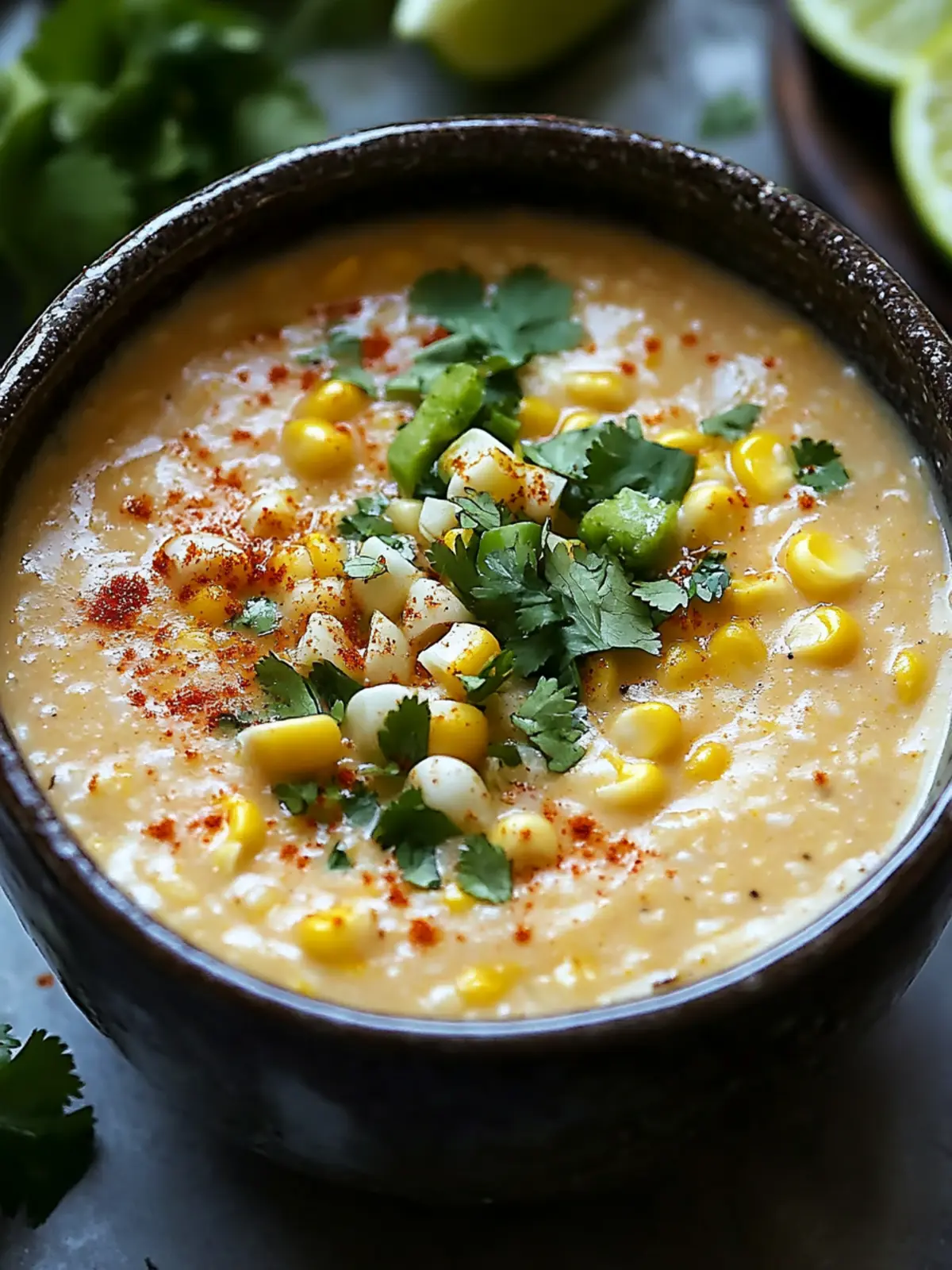 Mexican Street Corn Soup: Comfort in Every Creamy Spoonful 3 Mexican Street Corn Soup