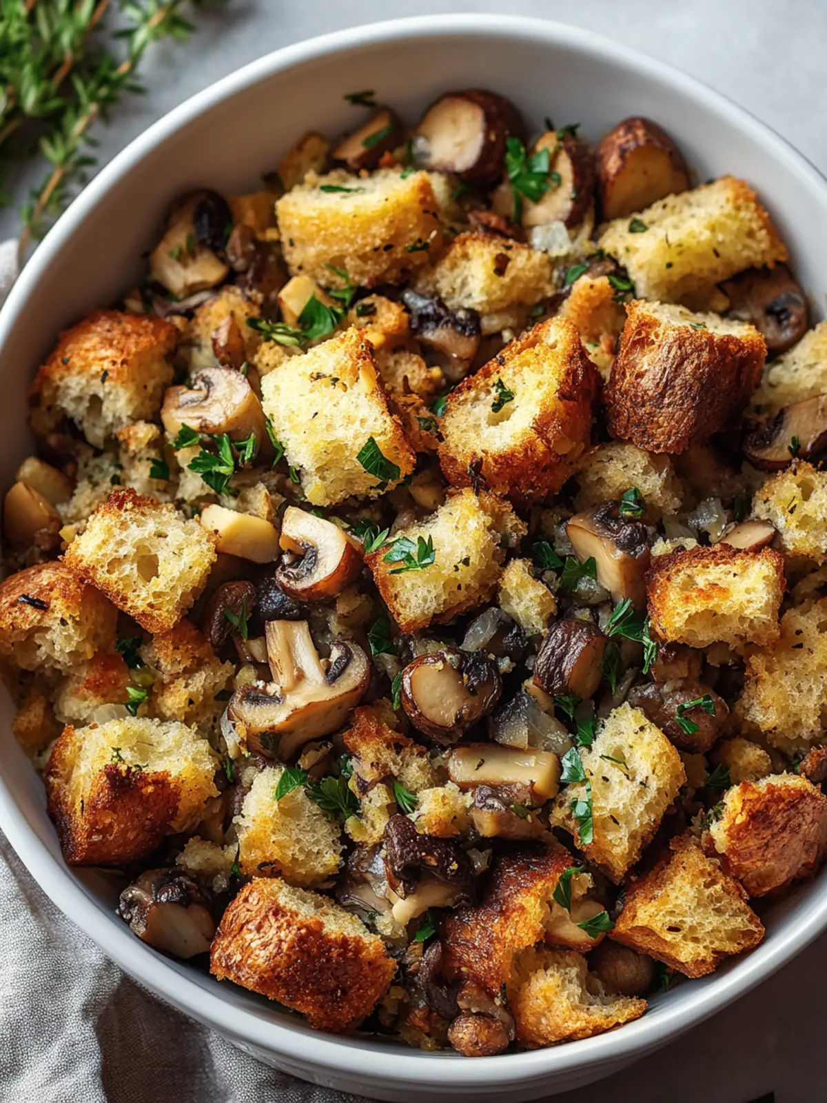 Savory Chestnut and Mushroom Stuffing for Perfect Holiday Feasts 3 Chestnut and Mushroom Stuffing