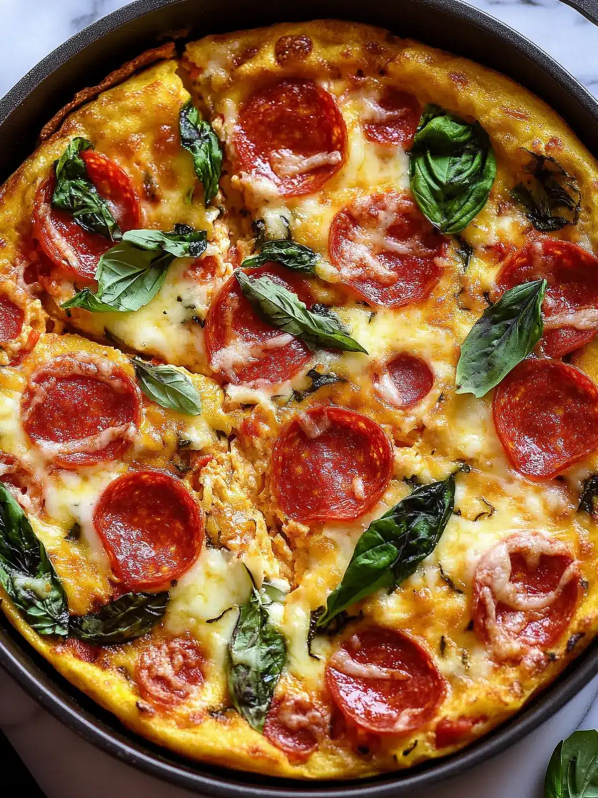 Easy Pizza Frittata: A Fun Way to Revamp Breakfast Bliss 4 Pizza Frittata