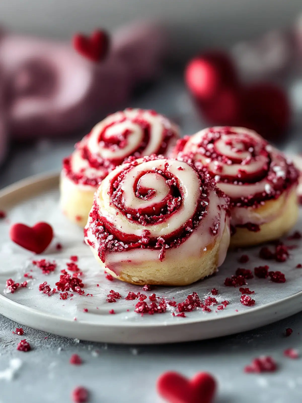 Irresistible Red Velvet Valentine s Day Cinnamon Rolls Recipe 2 Red Velvet Valentine s Day Cinnamon Rolls
