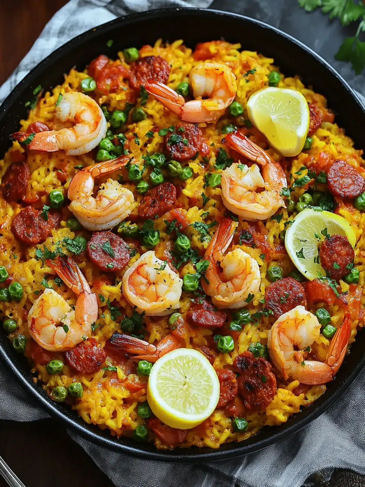 Savory Shrimp & Chorizo Paella for Effortless Dinner Parties 3 Shrimp & Chorizo Paella
