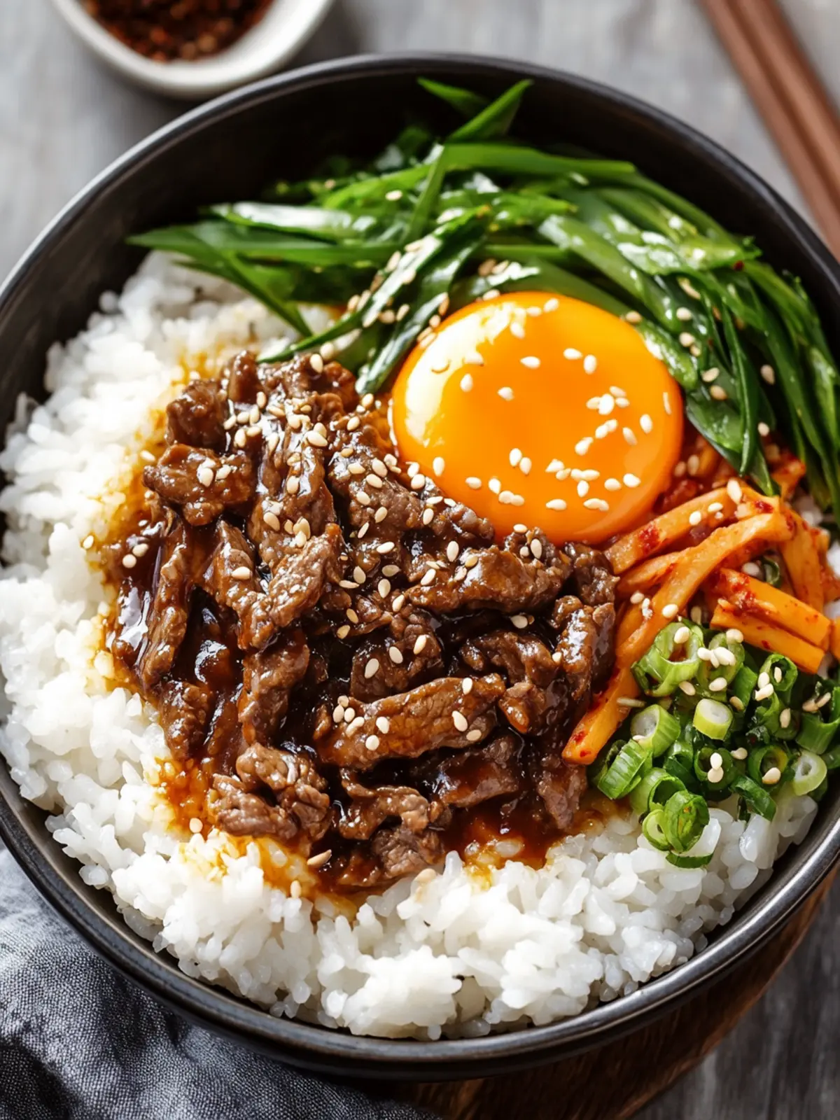 Savory Korean-Style Beef Rice Bowl Ready in 30 Minutes 2 Korean-Style Beef Rice Bowl