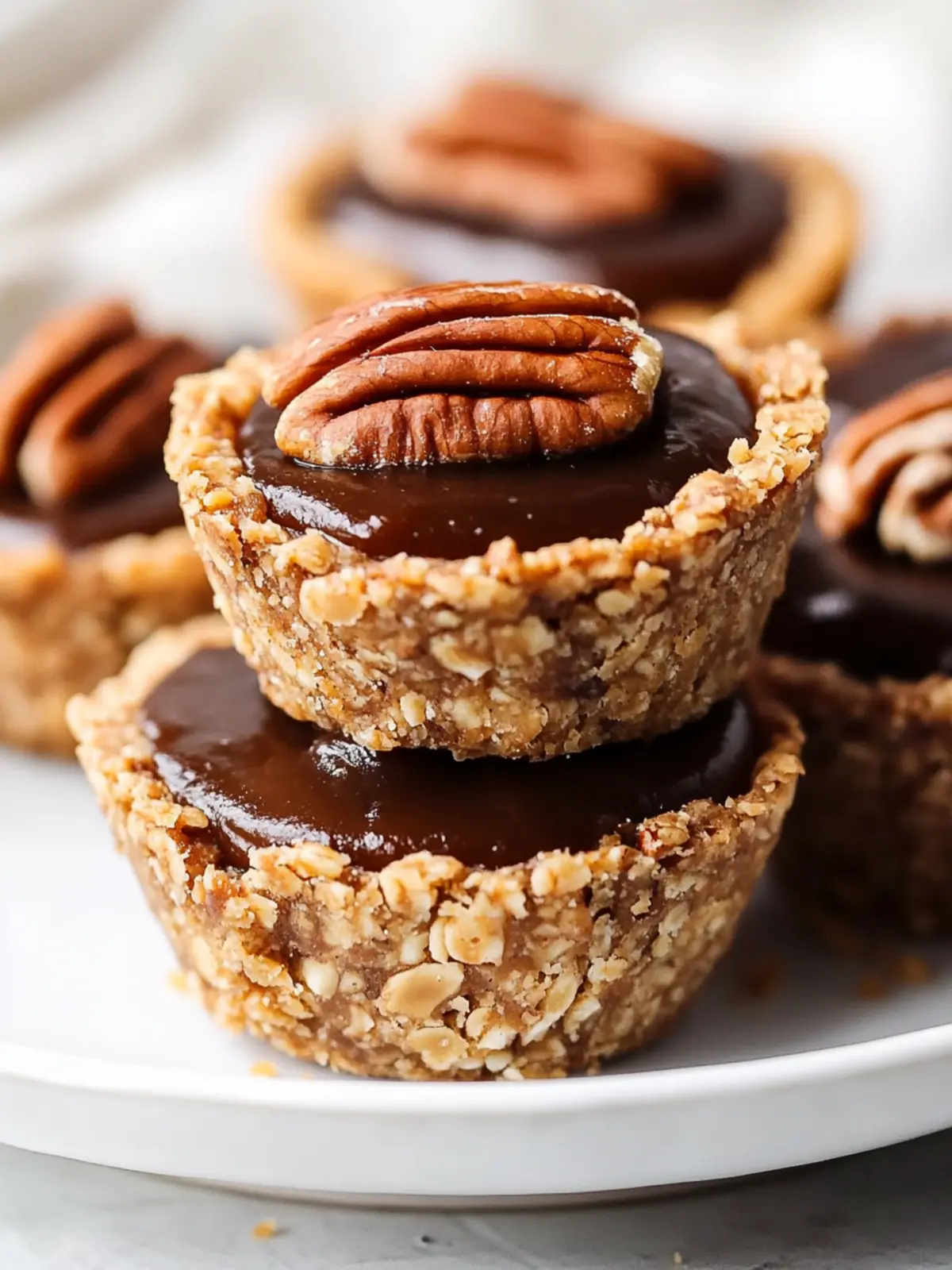 Decadent Vegan Pecan Pie Cups for a Guilt-Free Treat 3 Pecan pie cups (vegan)