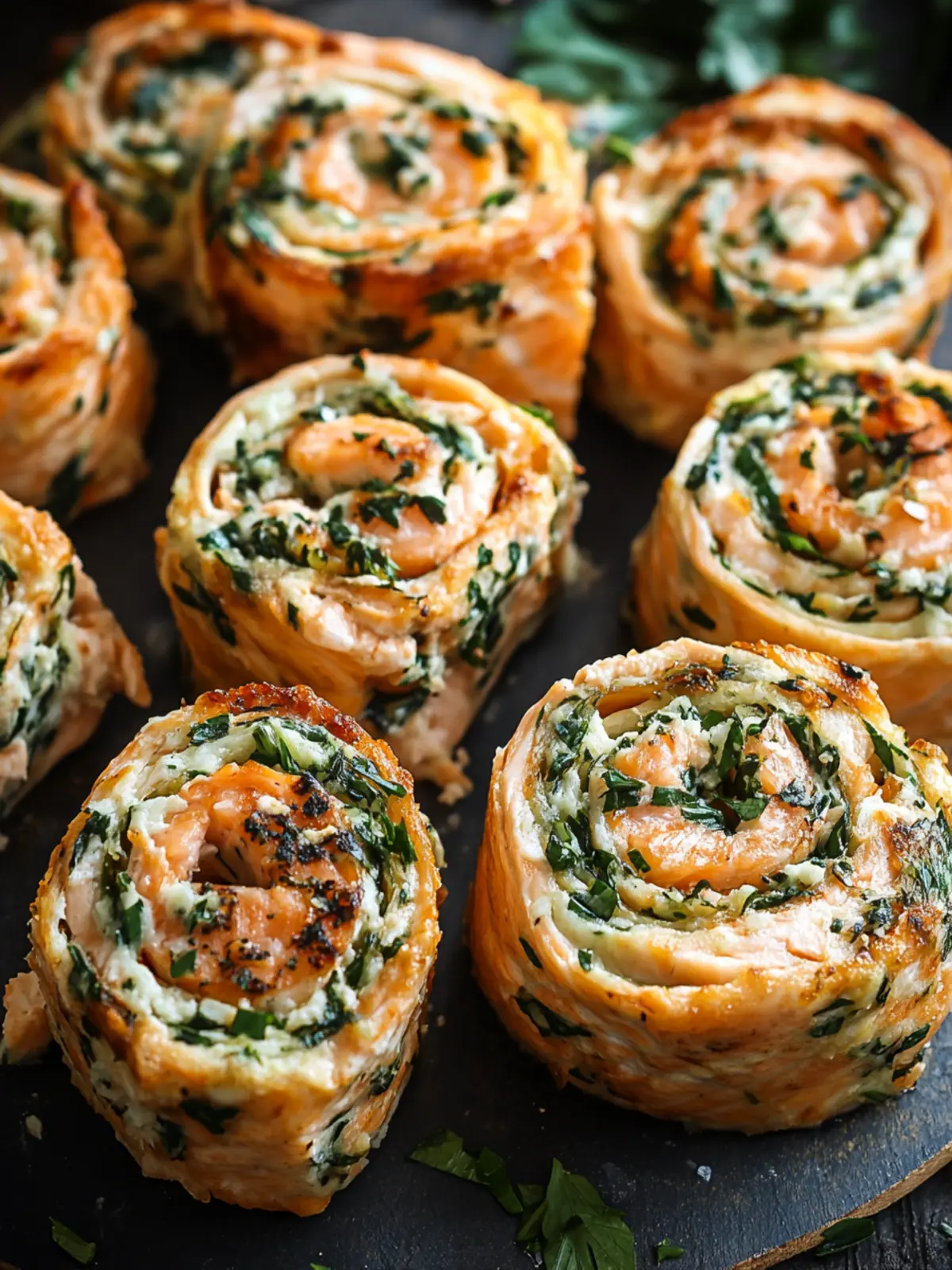 Mouthwatering Stuffed Salmon Pinwheels You ll Love Making 3 Stuffed Salmon Pinwheels