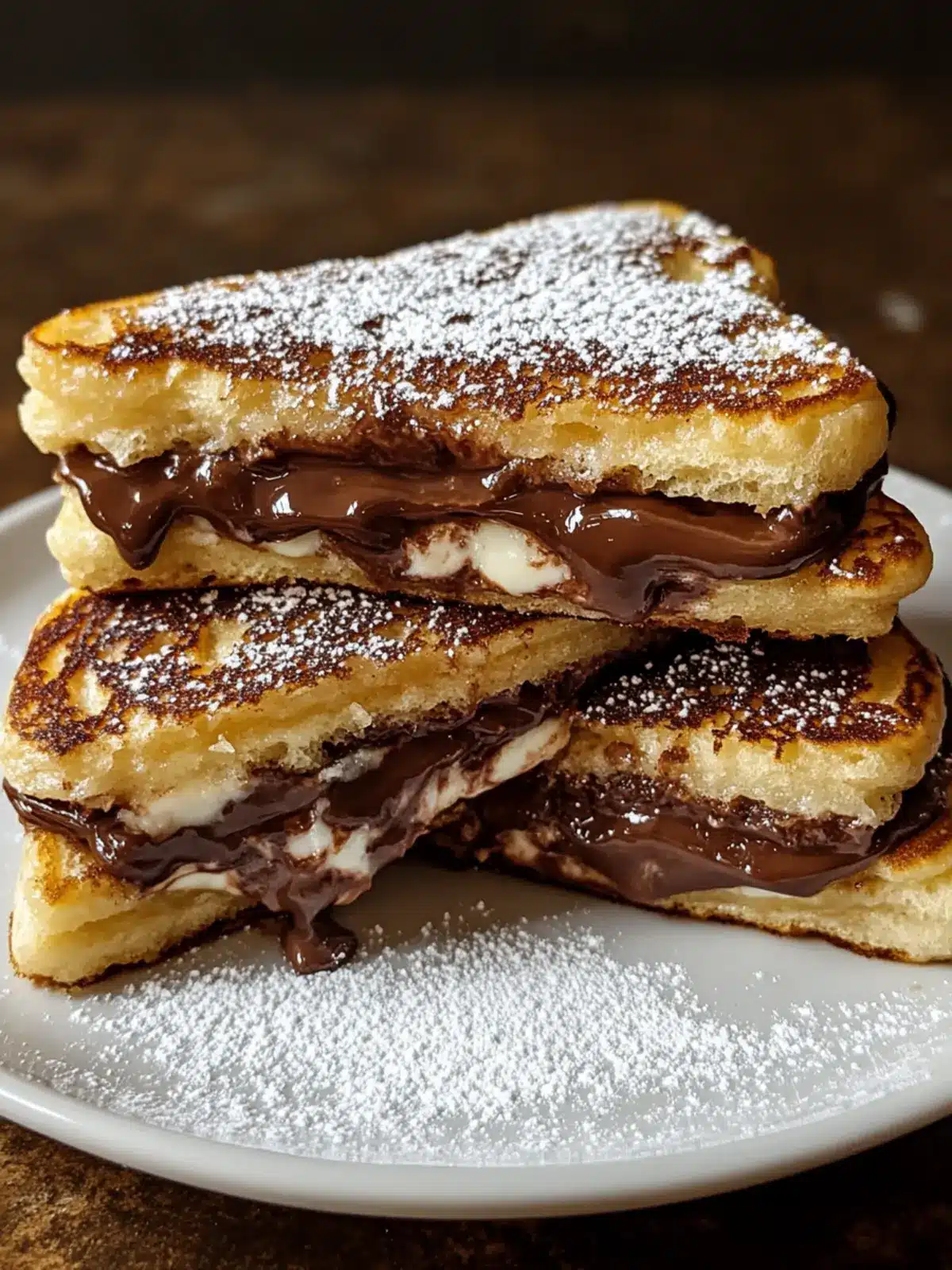 Fried Nutella Pancake Sandwich: The Ultimate Breakfast Treat 3 Fried Nutella Pancake Sandwich