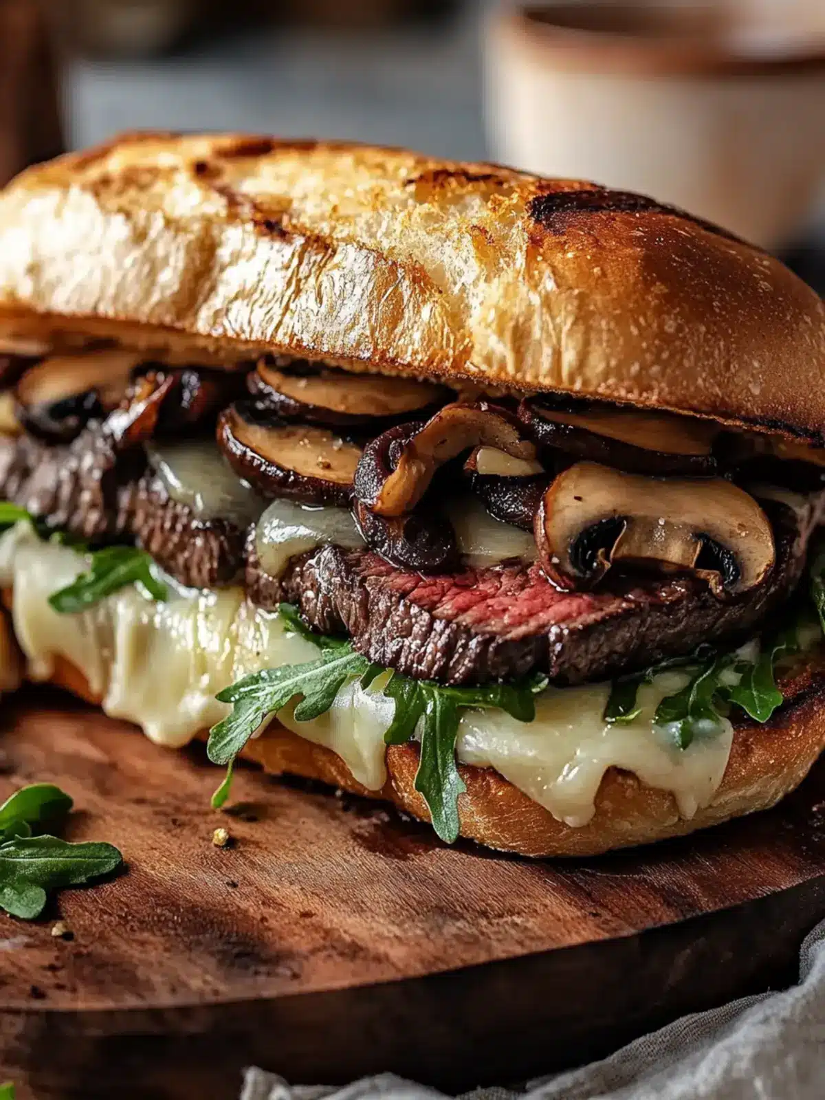 Mouthwatering Steak and Mushroom Sandwich in 30 Minutes 4 Steak and Mushroom Sandwich