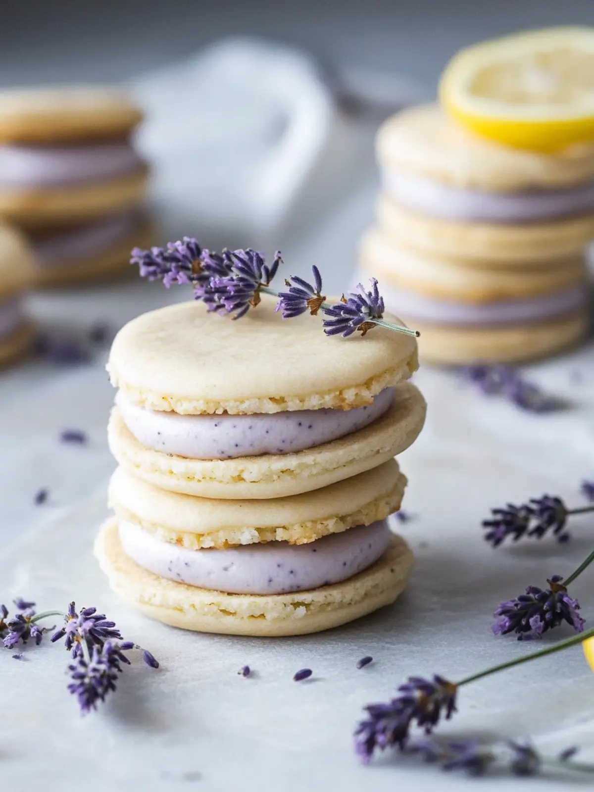 Lemon Lavender Sandwich Cookies Recipe: A Floral Delight 3 Lemon Lavender Sandwich Cookies Recipe