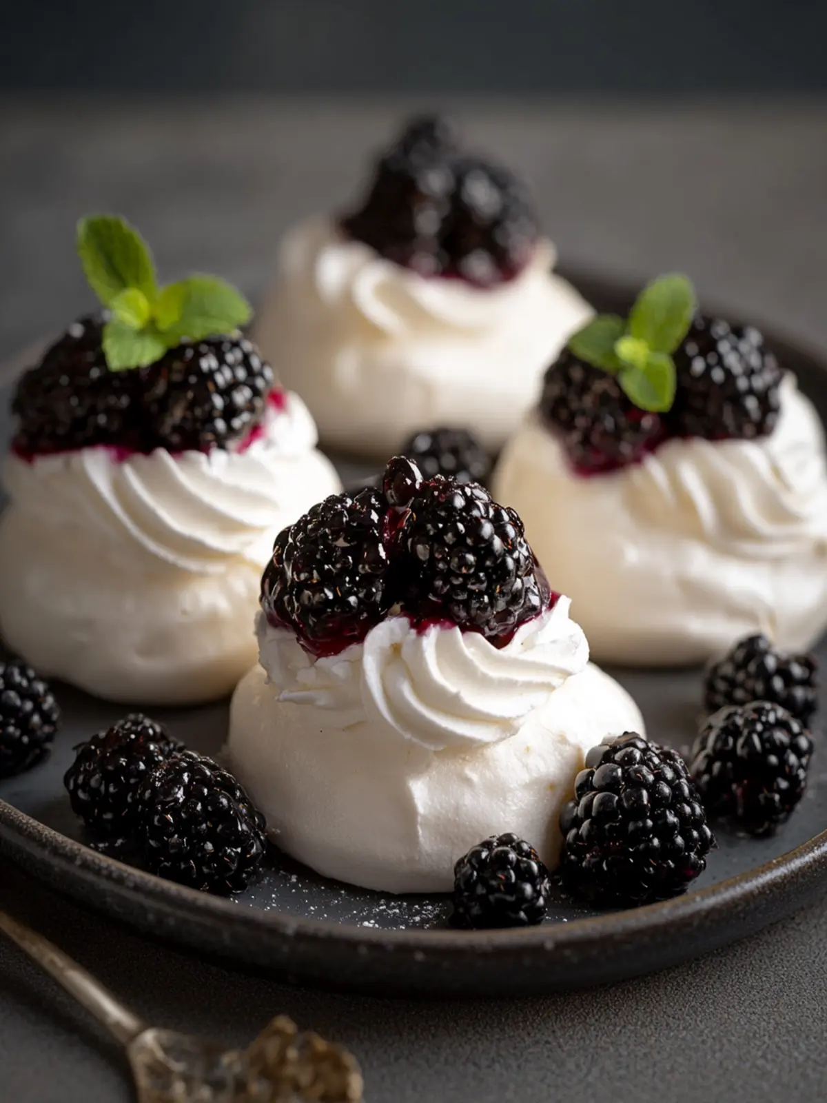 Heavenly Blackberry Pavlovas for Effortless Elegance 2 Blackberry Pavlovas