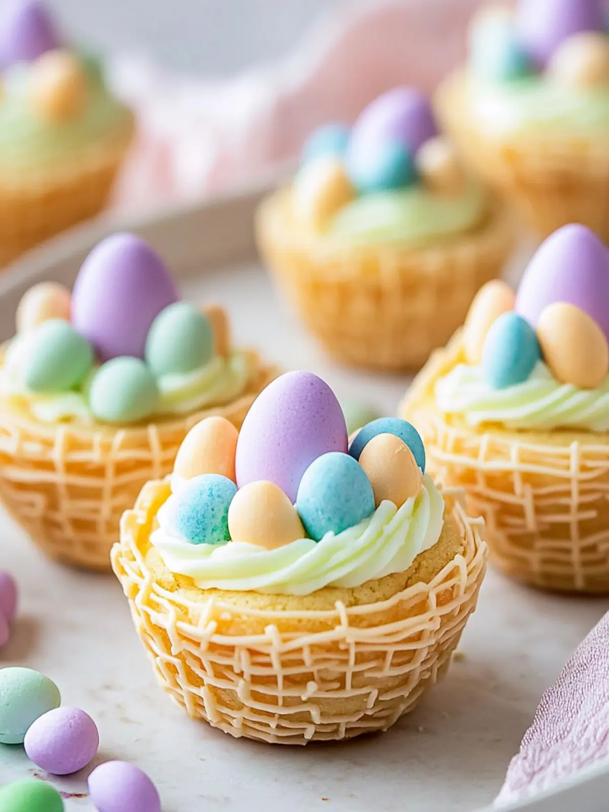 Easter Basket Sugar Cookie Cups: Delightful Treats to Bake 3 Easter Basket Sugar Cookie Cups